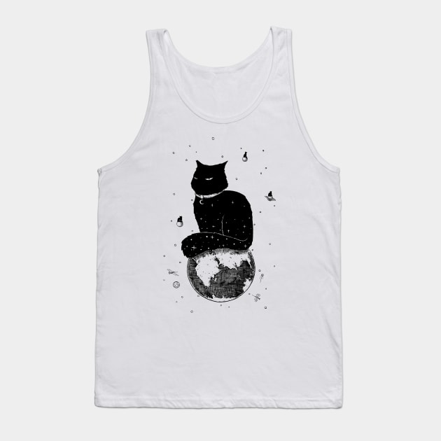 cat Tank Top by rudoi